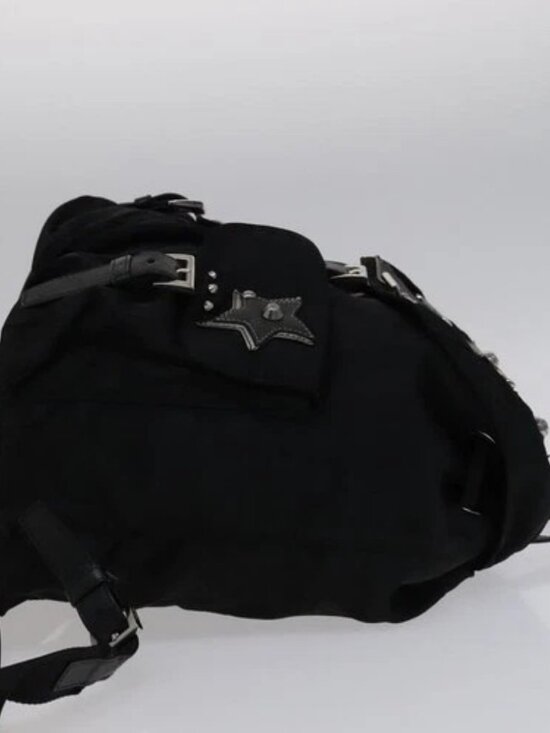 PRADA Backpack Nylon Black Auth 112941V main image 9